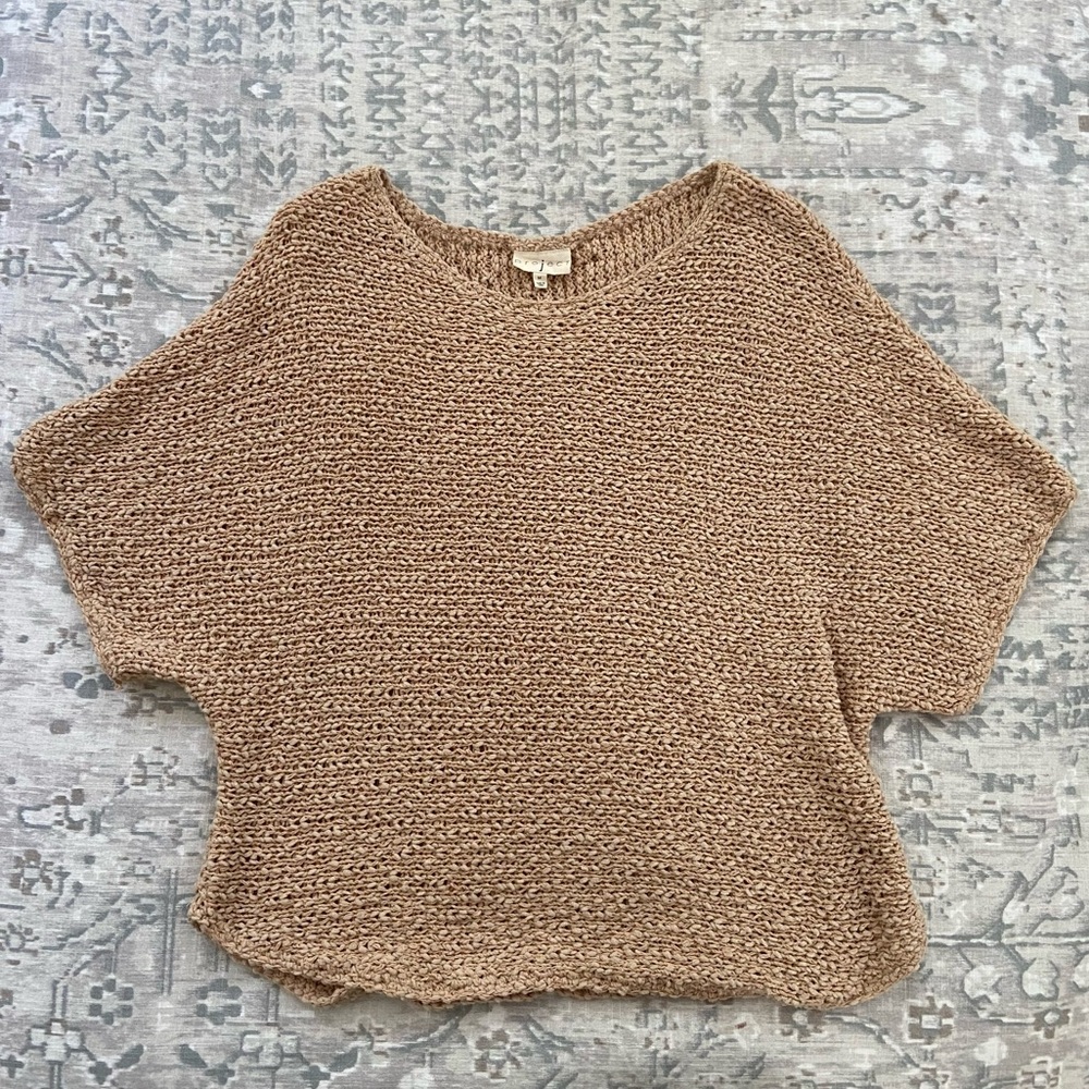 Anthropologie short sleeve chunky tee, size M